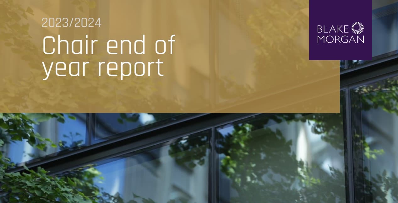 Chair end of year report 2023/24 cover